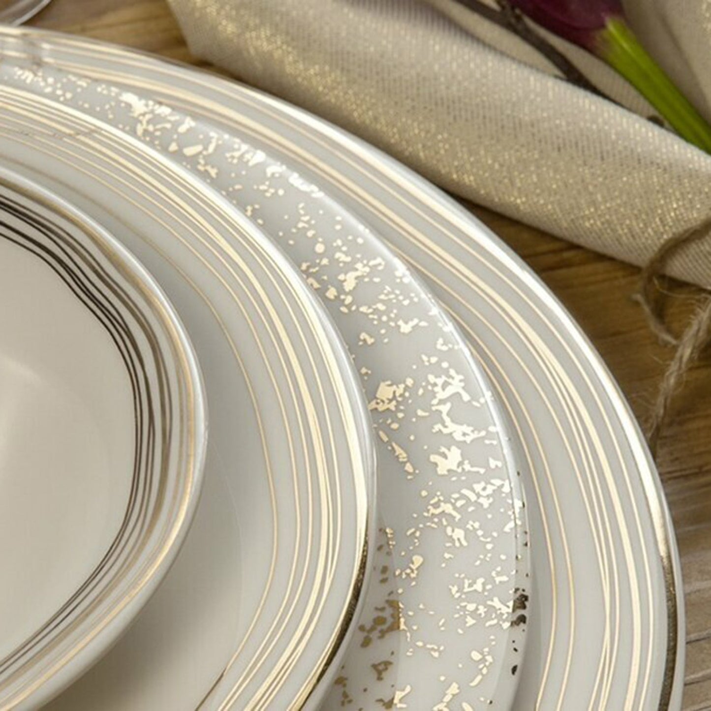 Porland Porselen Bohemian Dinner Set - 85 Piece - 04ALM004205