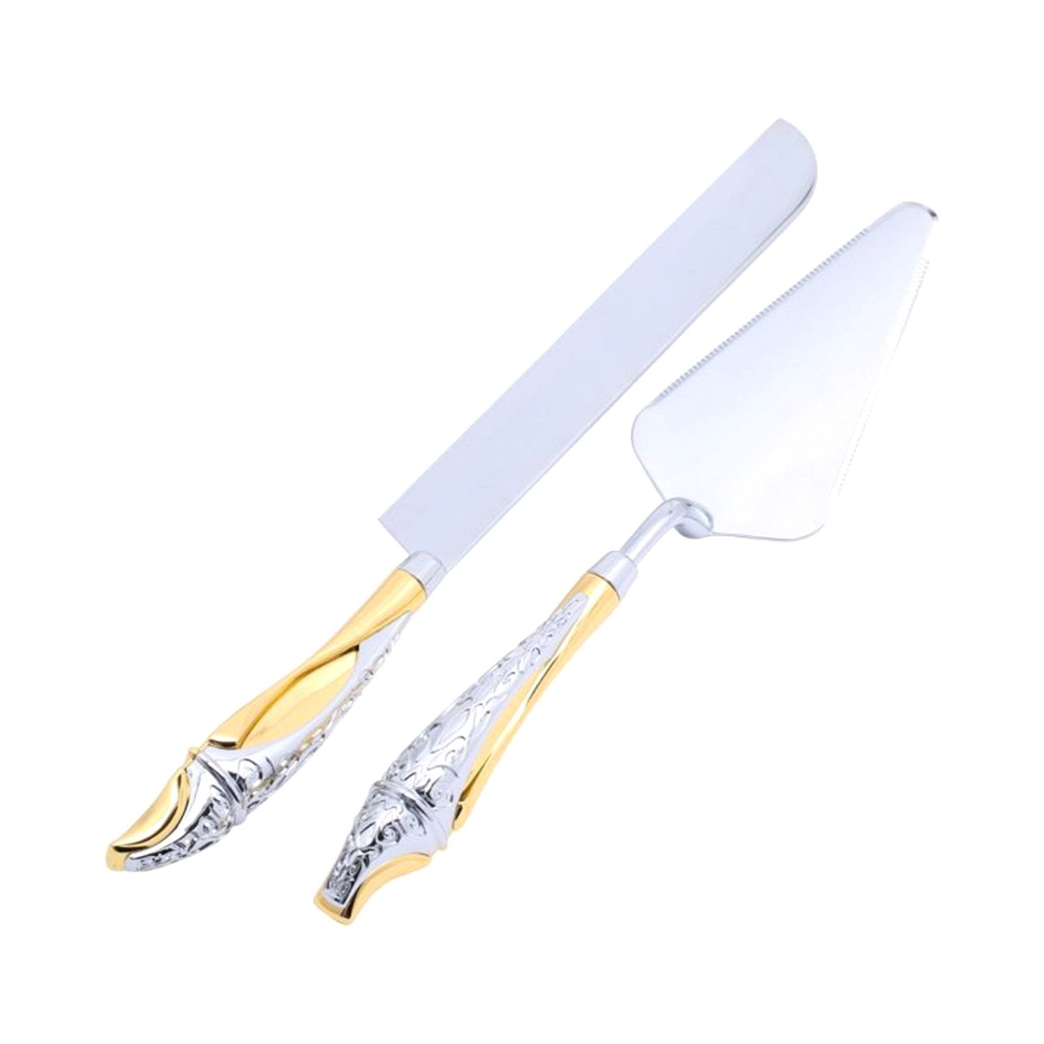 Regent Silverware Malaika Cake Servers Knife & Spoon Set - C13042C