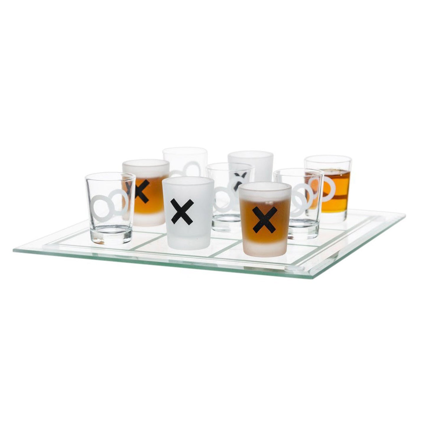 Sagaform Tic Tac Toe Drinking Game Shot Glass Set - 10 Pieces - SA5016681 - Jashanmal Home