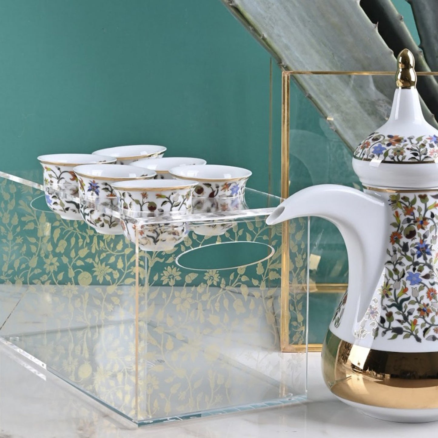 حامل أكواب قهوة ماجيستيك من سلسال - Pceox50835