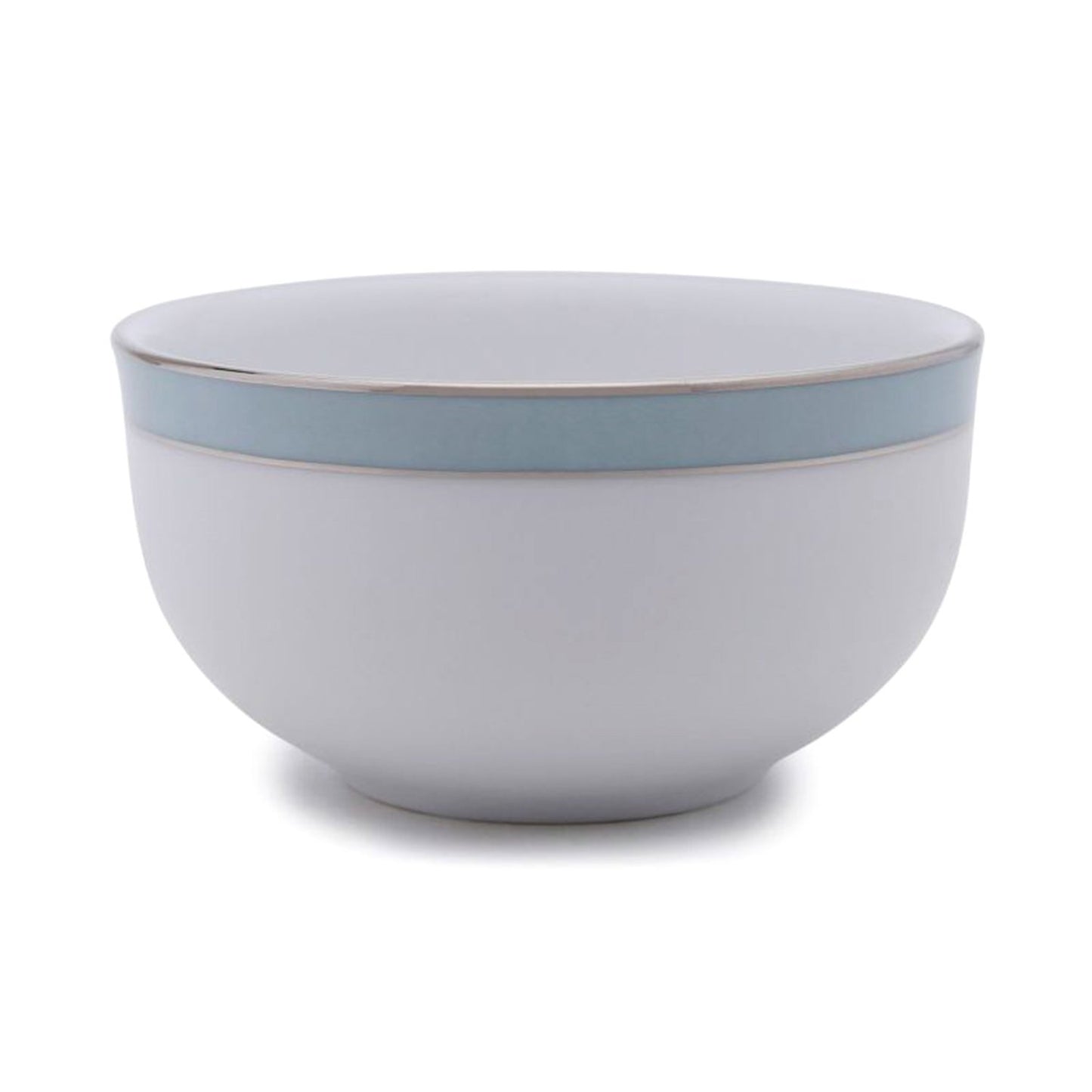 Dankotuwa Bella Bowl - White and Blue - BELLAB-0450