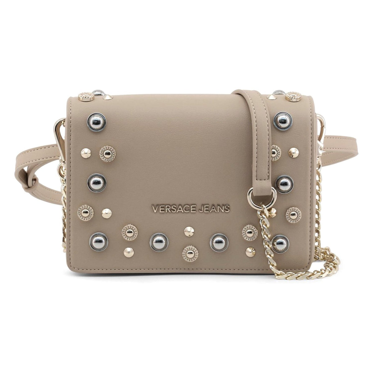 Varsace Jeans Linea Crossbody Bag - Grey - E1VTBB41 723 N/S