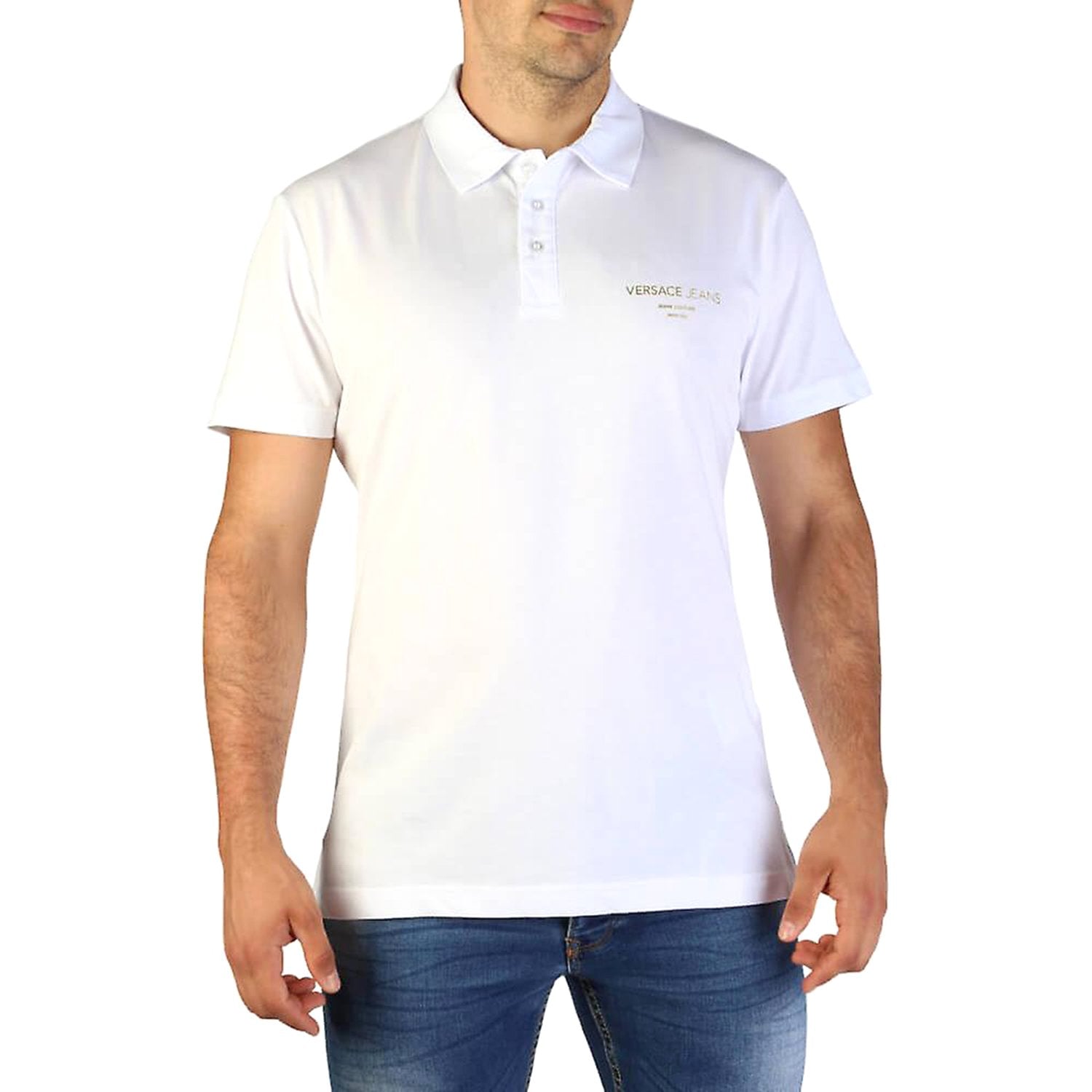 Versace Polo T-Shirt - White - GTB7P7 003 50