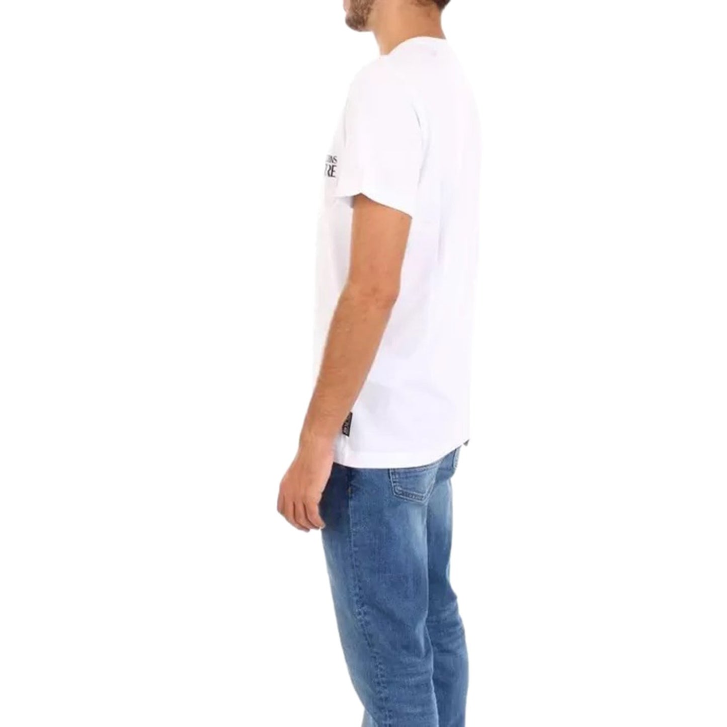 تيشيرت فيرساتشي كوتور بقصّة عادية - أبيض - B3Gub7Ta30283003 3