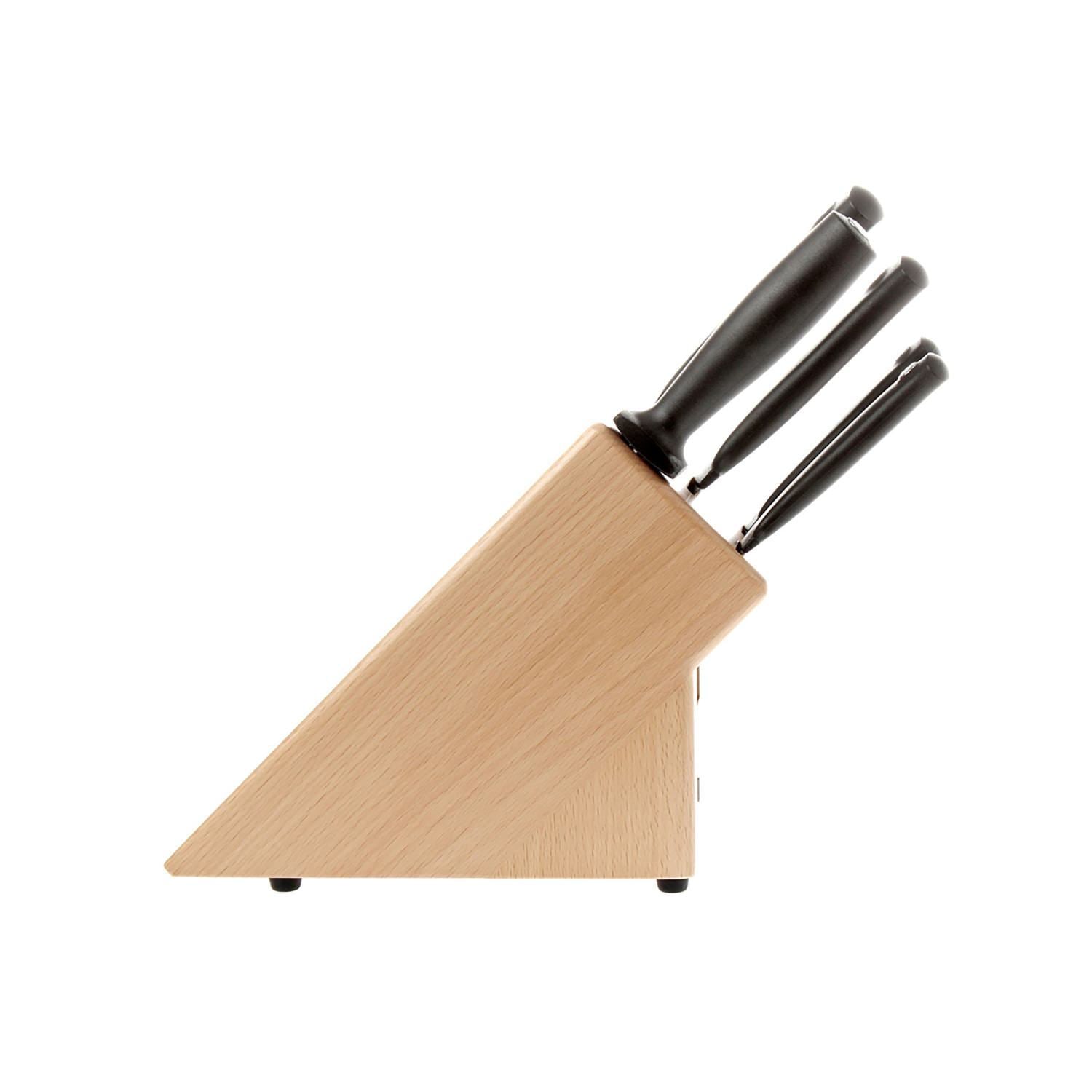 Ed. Wusthof Classic Ikon Knife Block with Set of 5 Knives - Multicolour - 9829 - Jashanmal Home