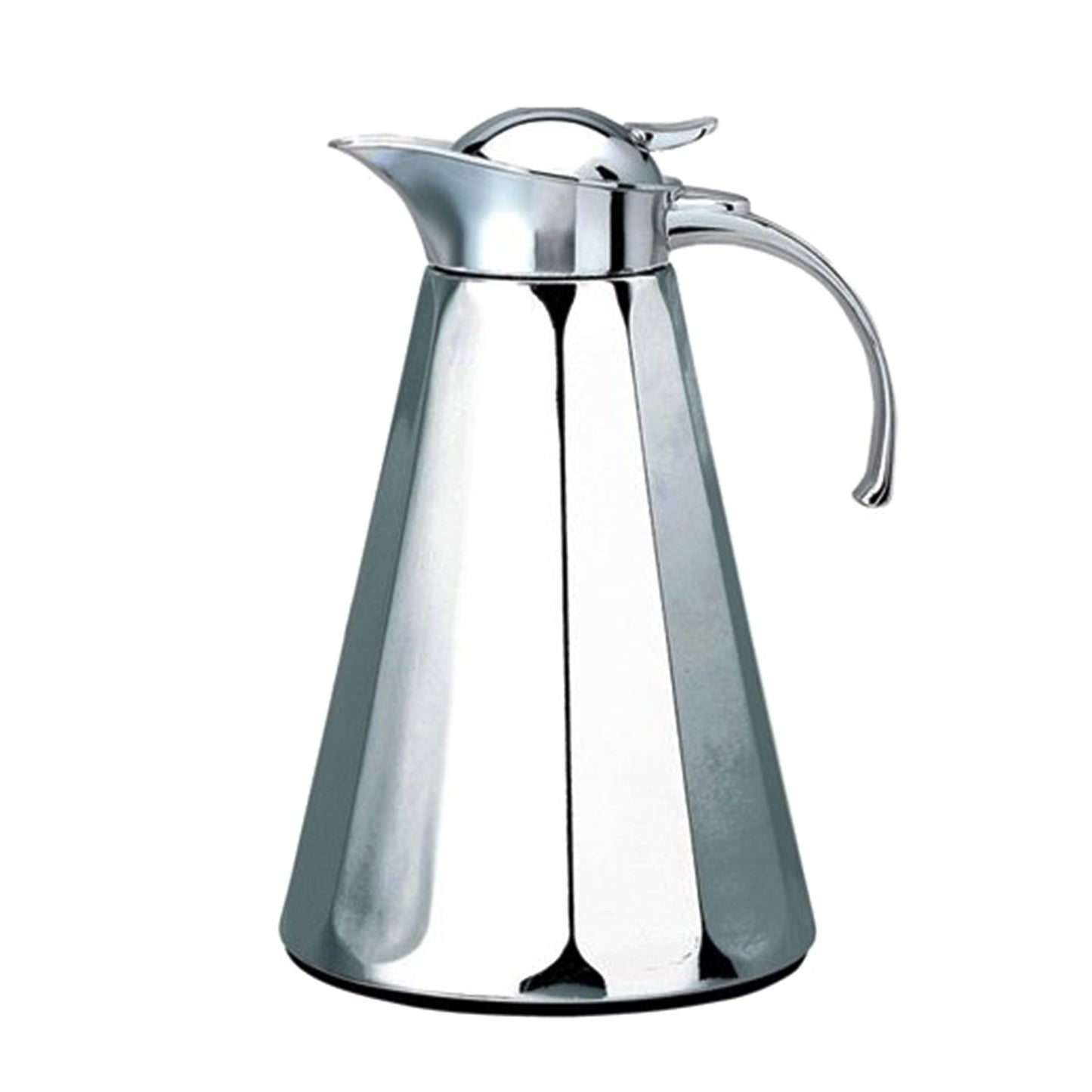 Xtra Peak Facet Vacuum Flask with Chain Glass Refill - Chrome, 1 Litre - V-1026R